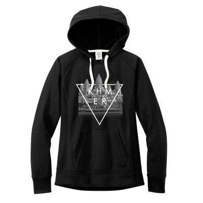 Khmer Angkor Wat Cambodian Women's Fleece Hoodie