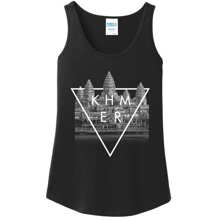 Khmer Angkor Wat Cambodian Ladies Essential Tank