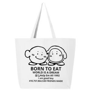 Kirby And Waddle Dee Born To Eat World Is A Dream 25L Jumbo Tote