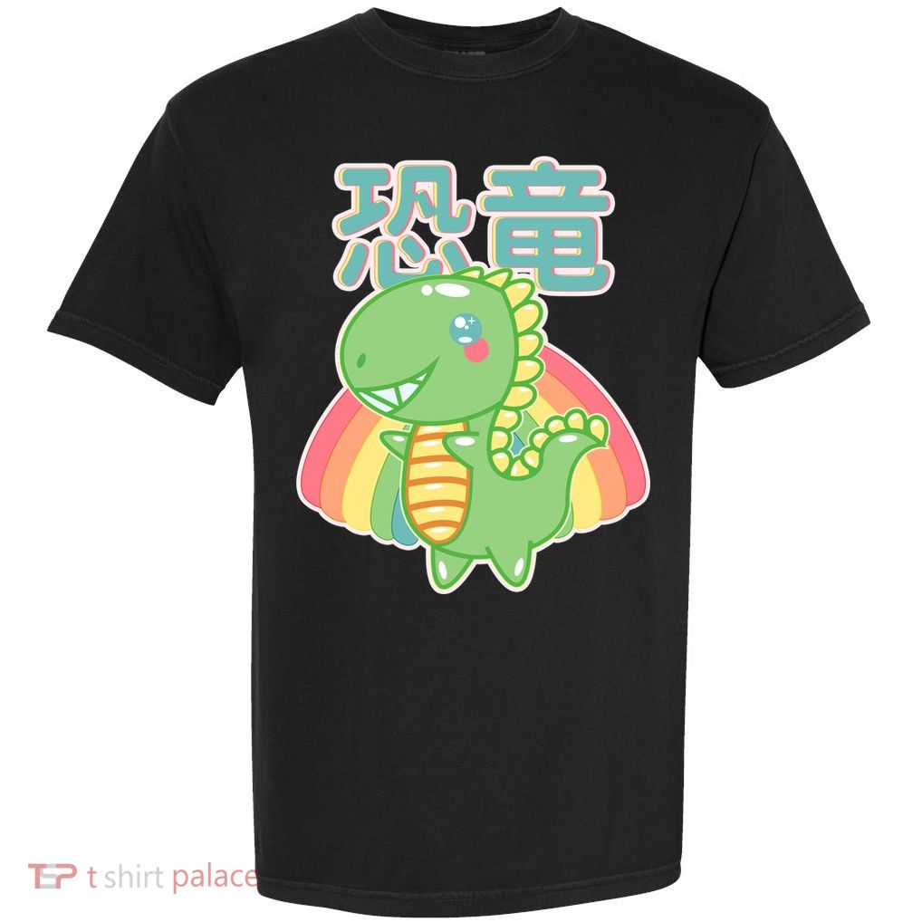 Kawaii Cute Dinosaur Garment-Dyed Heavyweight T-Shirt