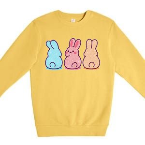 Kawaii Cute Easter Bunny Rabbits Premium Crewneck Sweatshirt