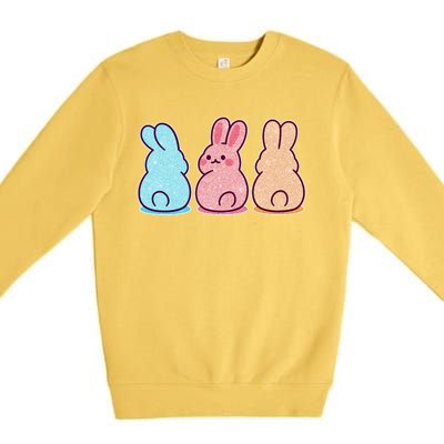 Kawaii Cute Easter Bunny Rabbits Premium Crewneck Sweatshirt