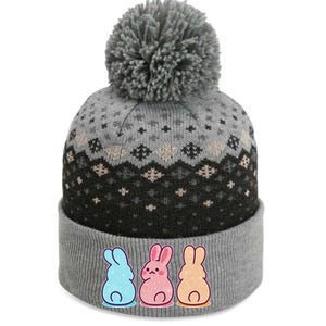 Kawaii Cute Easter Bunny Rabbits The Baniff Cuffed Pom Beanie