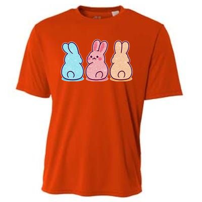 Kawaii Cute Easter Bunny Rabbits Cooling Performance Crew T-Shirt