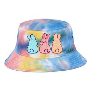 Kawaii Cute Easter Bunny Rabbits Tie Dye Newport Bucket Hat