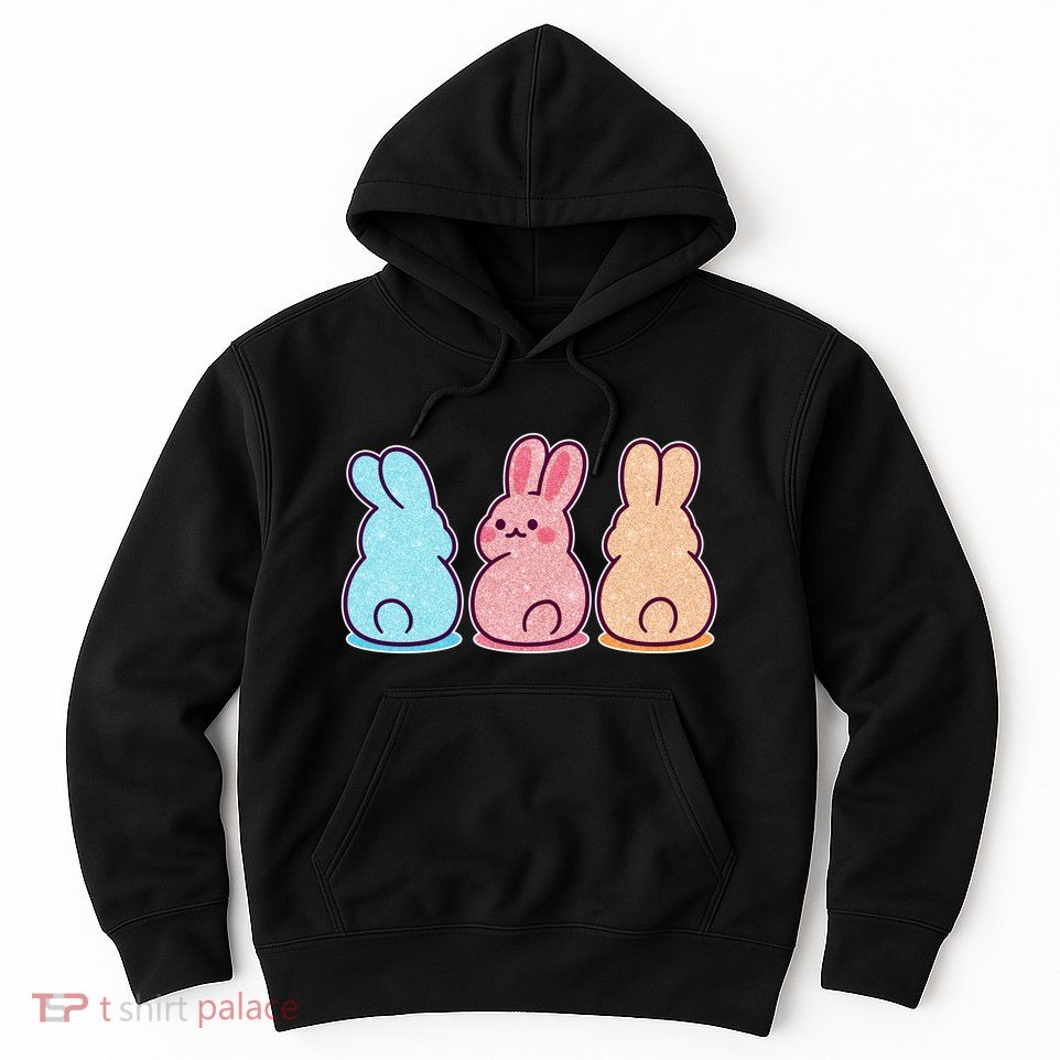 Kawaii Cute Easter Bunny Rabbits Hoodie
