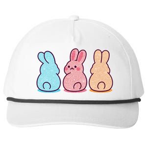 Kawaii Cute Easter Bunny Rabbits Snapback Five-Panel Rope Hat