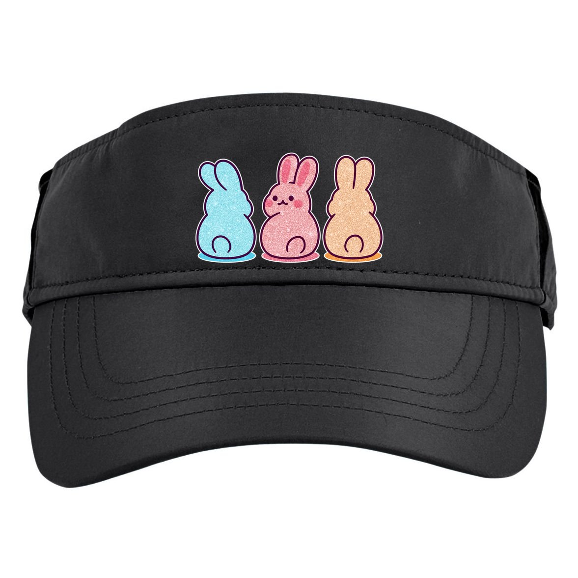 Kawaii Cute Easter Bunny Rabbits Adult Drive Performance Visor