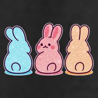 Kawaii Cute Easter Bunny Rabbits Adult Drive Performance Visor