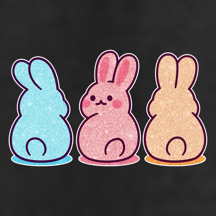 Kawaii Cute Easter Bunny Rabbits Adult Drive Performance Visor