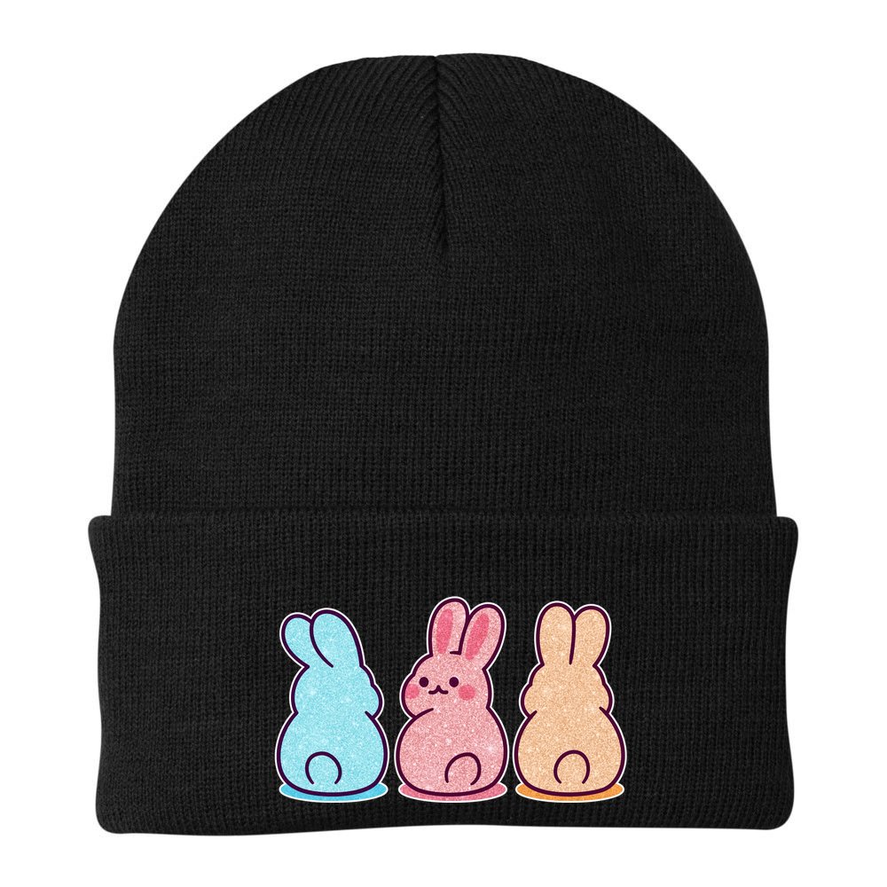 Kawaii Cute Easter Bunny Rabbits Beanie