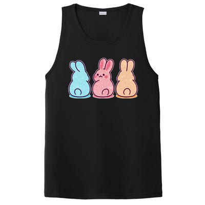 Kawaii Cute Easter Bunny Rabbits PosiCharge Competitor Tank