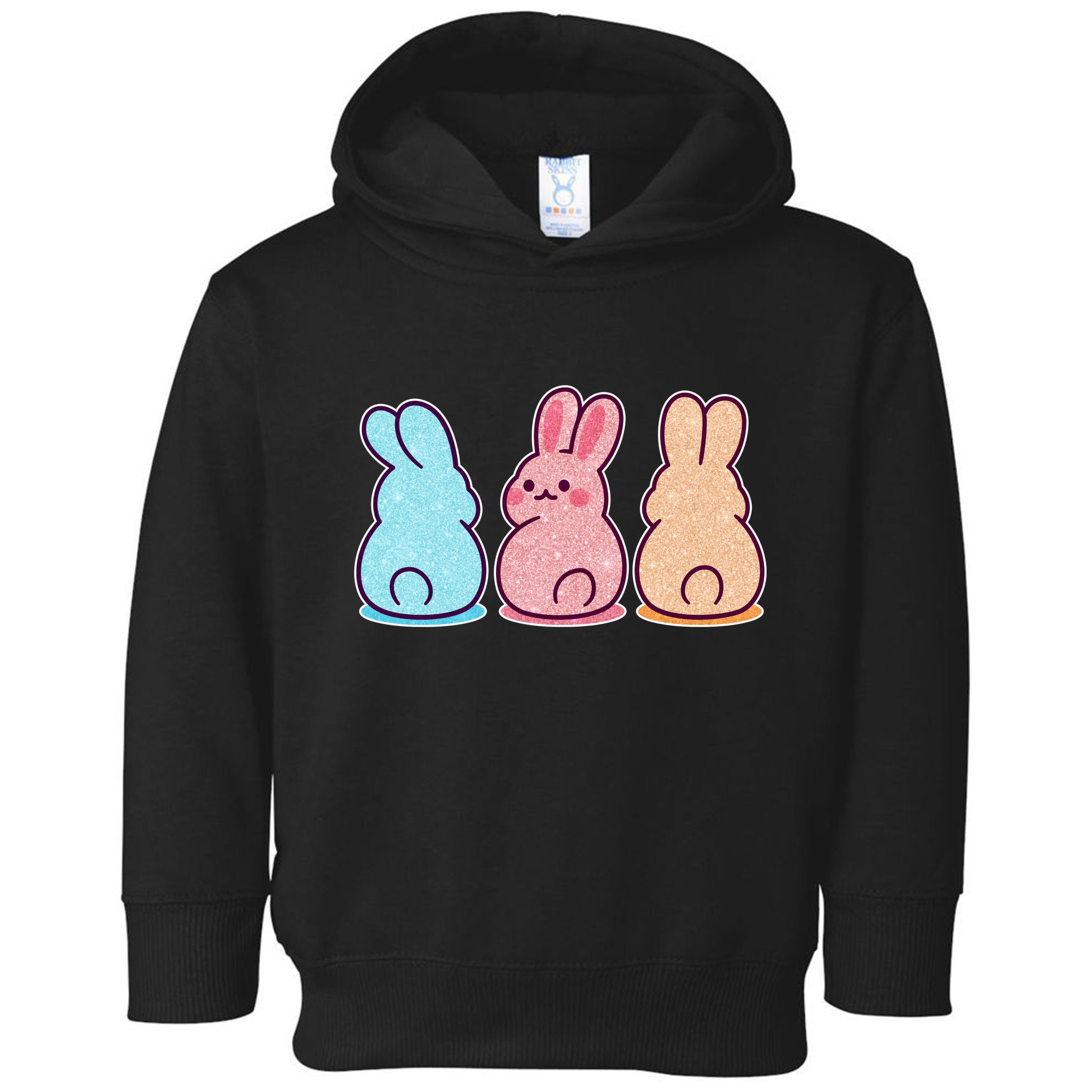 Kawaii Cute Easter Bunny Rabbits Toddler Hoodie