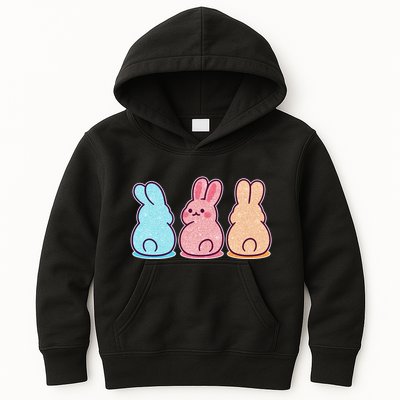 Kawaii Cute Easter Bunny Rabbits Kids Hoodie