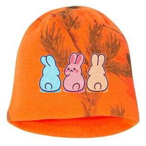 Kawaii Cute Easter Bunny Rabbits Kati - Camo Knit Beanie