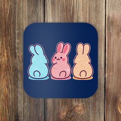 Kawaii Cute Easter Bunny Rabbits Coaster