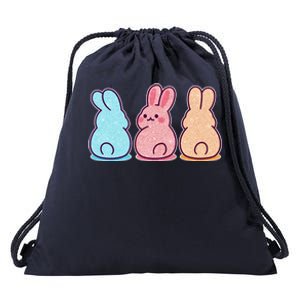 Kawaii Cute Easter Bunny Rabbits Drawstring Bag