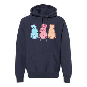 Kawaii Cute Easter Bunny Rabbits Premium Hoodie