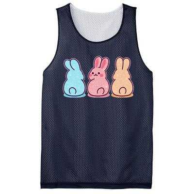 Kawaii Cute Easter Bunny Rabbits Mesh Reversible Basketball Jersey Tank