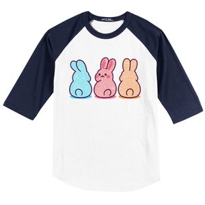 Kawaii Cute Easter Bunny Rabbits Baseball Sleeve Shirt