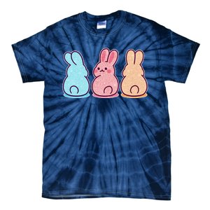 Kawaii Cute Easter Bunny Rabbits Tie-Dye T-Shirt