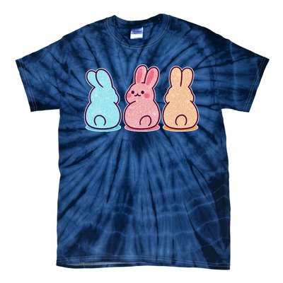 Kawaii Cute Easter Bunny Rabbits Tie-Dye T-Shirt