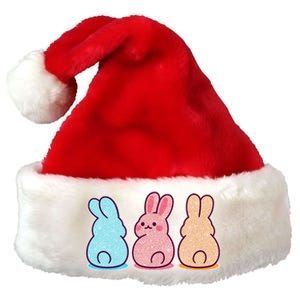 Kawaii Cute Easter Bunny Rabbits Premium Christmas Santa Hat