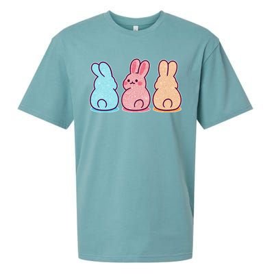 Kawaii Cute Easter Bunny Rabbits Sueded Cloud Jersey T-Shirt