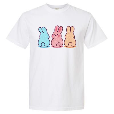 Kawaii Cute Easter Bunny Rabbits Garment-Dyed Heavyweight T-Shirt