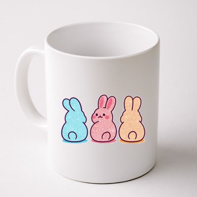 Kawaii Cute Easter Bunny Rabbits Coffee Mug