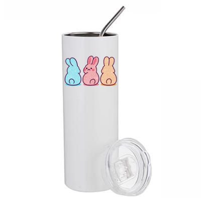 Kawaii Cute Easter Bunny Rabbits Stainless Steel Tumbler