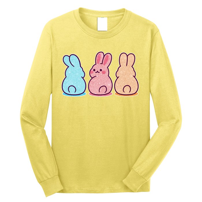 Kawaii Cute Easter Bunny Rabbits Long Sleeve Shirt