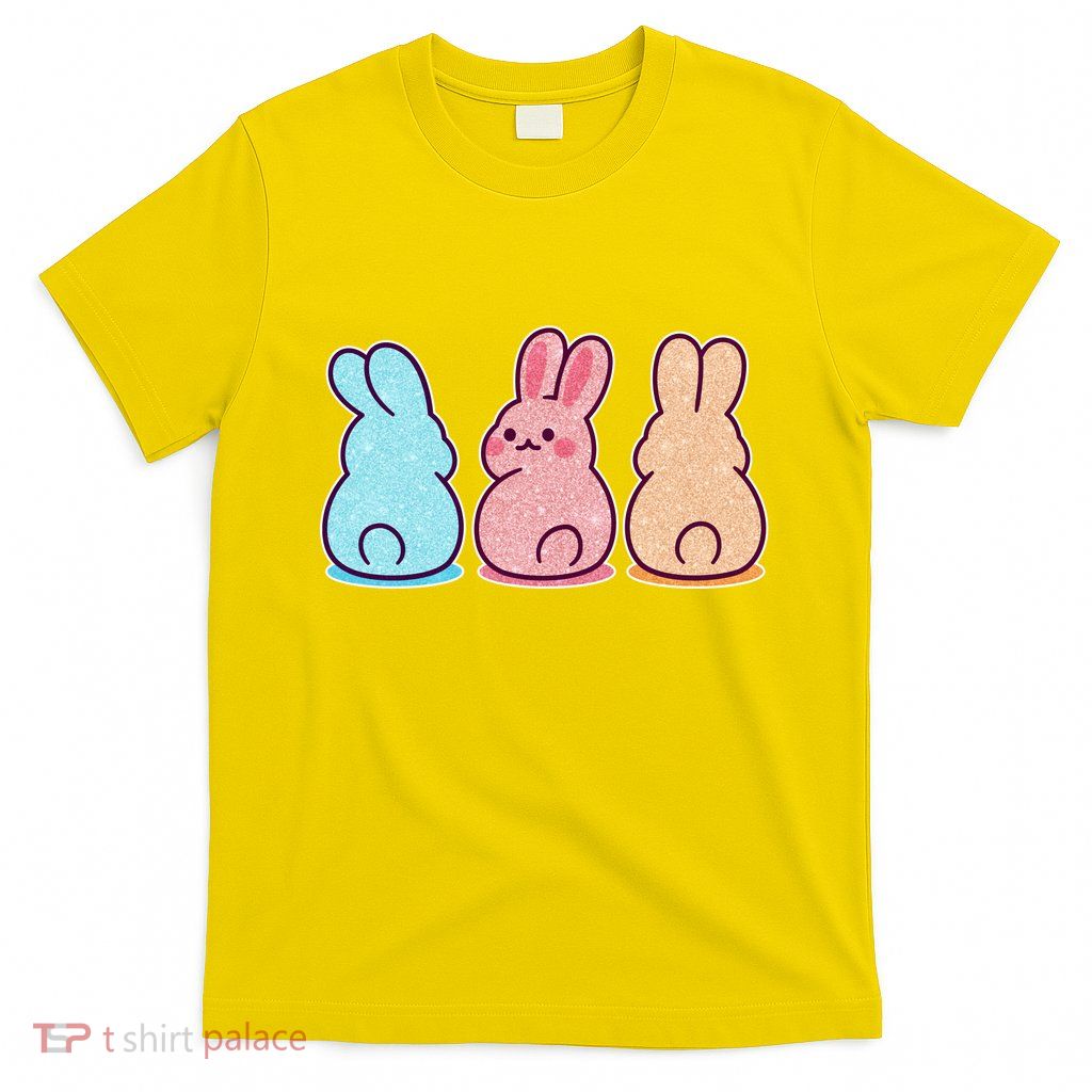 Kawaii Cute Easter Bunny Rabbits T-Shirt