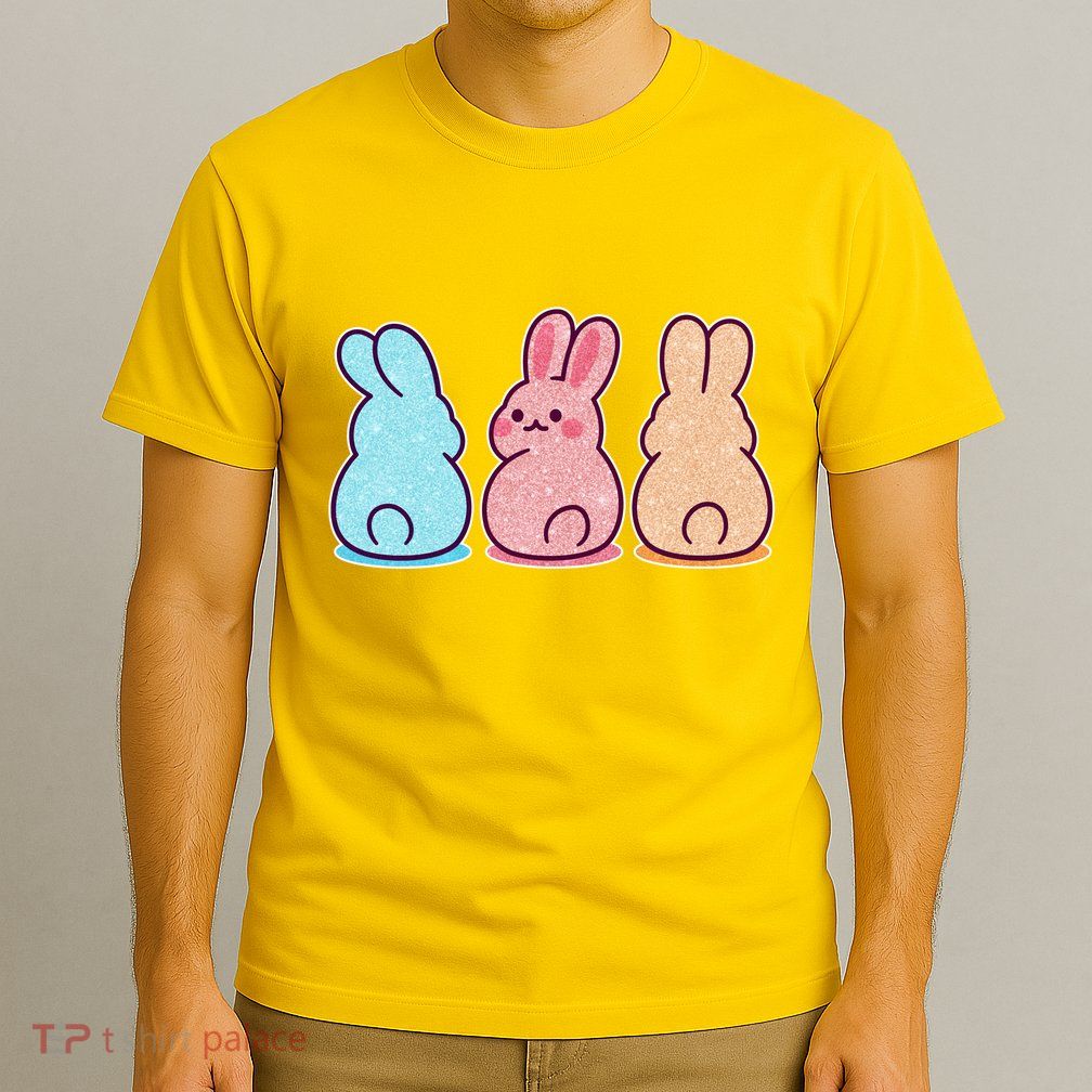 Kawaii Cute Easter Bunny Rabbits T-Shirt