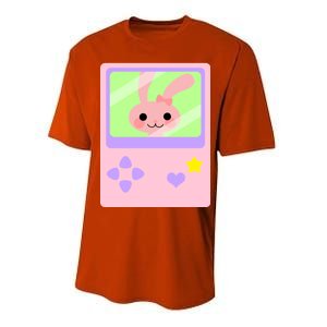 Kawaii Gamer Bunny Rabbit Performance Sprint T-Shirt