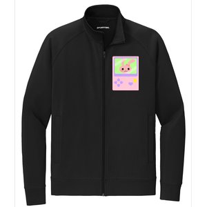 Kawaii Gamer Bunny Rabbit Stretch Full-Zip Cadet Jacket