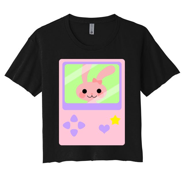 Kawaii Gamer Bunny Rabbit Crop Top