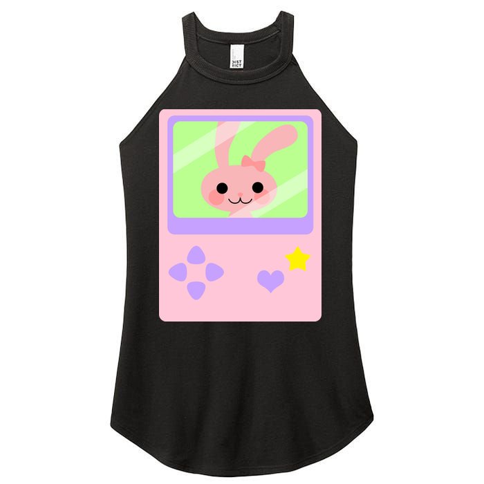 Kawaii Gamer Bunny Rabbit Women's Perfect Tri Rocker Tank