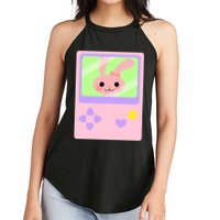 Kawaii Gamer Bunny Rabbit Women's Perfect Tri Rocker Tank