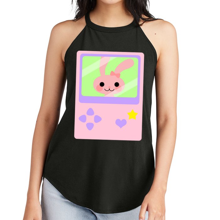 Kawaii Gamer Bunny Rabbit Women's Perfect Tri Rocker Tank