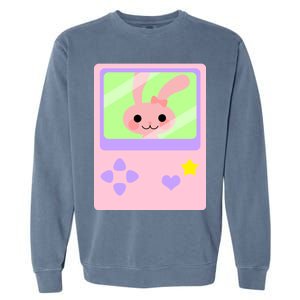 Kawaii Gamer Bunny Rabbit Garment-Dyed Sweatshirt