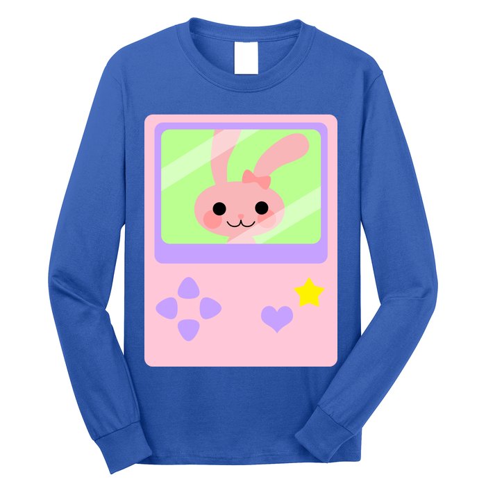 Kawaii Gamer Bunny Rabbit Long Sleeve Shirt