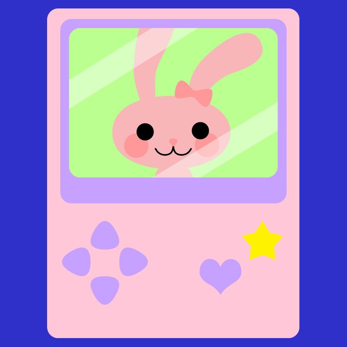 Kawaii Gamer Bunny Rabbit Tall T-Shirt