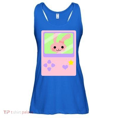 Kawaii Gamer Bunny Rabbit Ladies Essential Flowy Tank