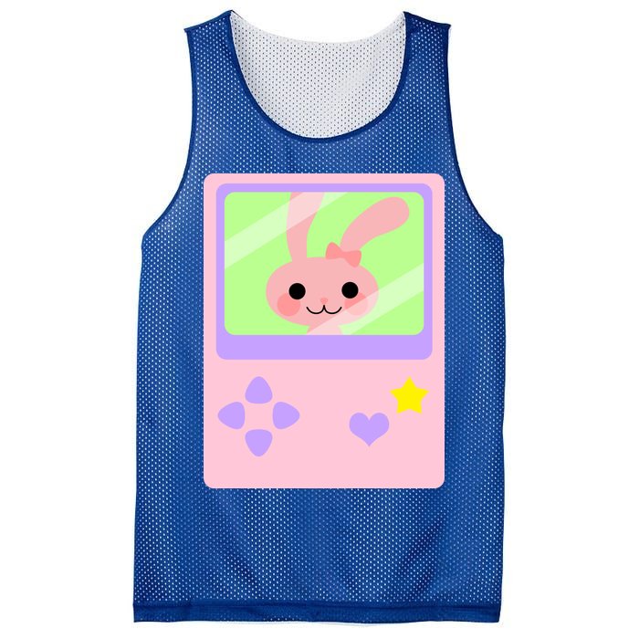 Kawaii Gamer Bunny Rabbit Mesh Reversible Basketball Jersey Tank