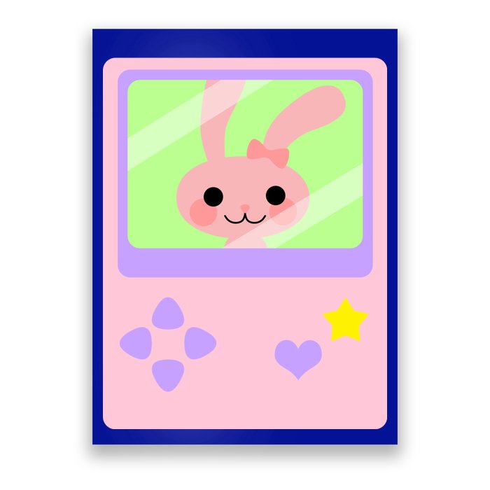 Kawaii Gamer Bunny Rabbit Poster