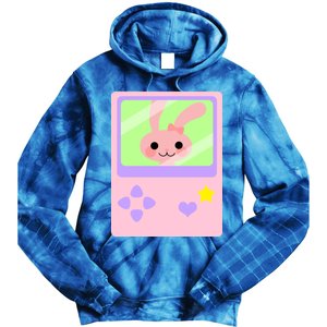 Kawaii Gamer Bunny Rabbit Tie Dye Hoodie