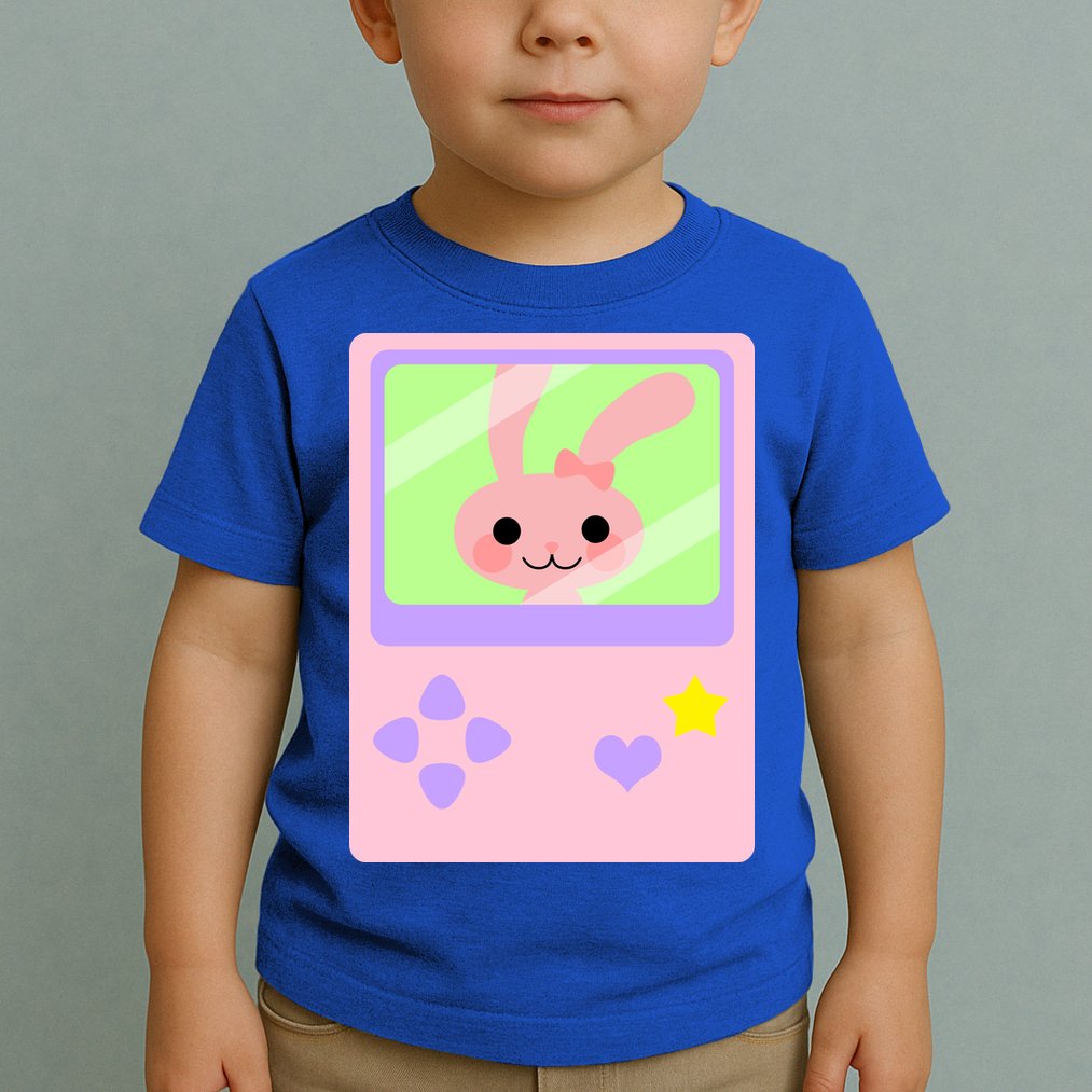 Kawaii Gamer Bunny Rabbit Toddler T-Shirt