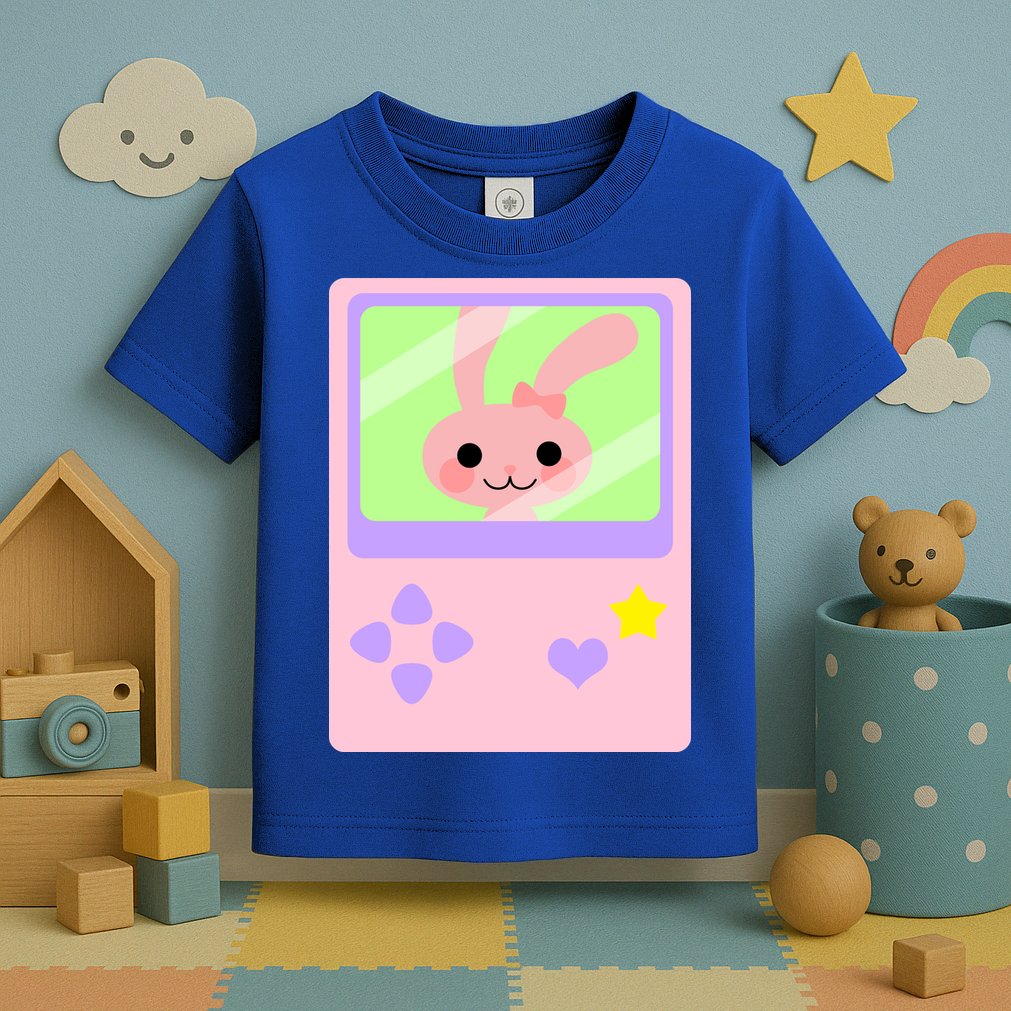 Kawaii Gamer Bunny Rabbit Toddler T-Shirt