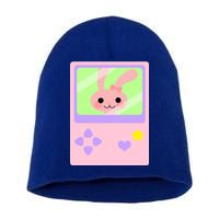 Kawaii Gamer Bunny Rabbit Short Acrylic Beanie